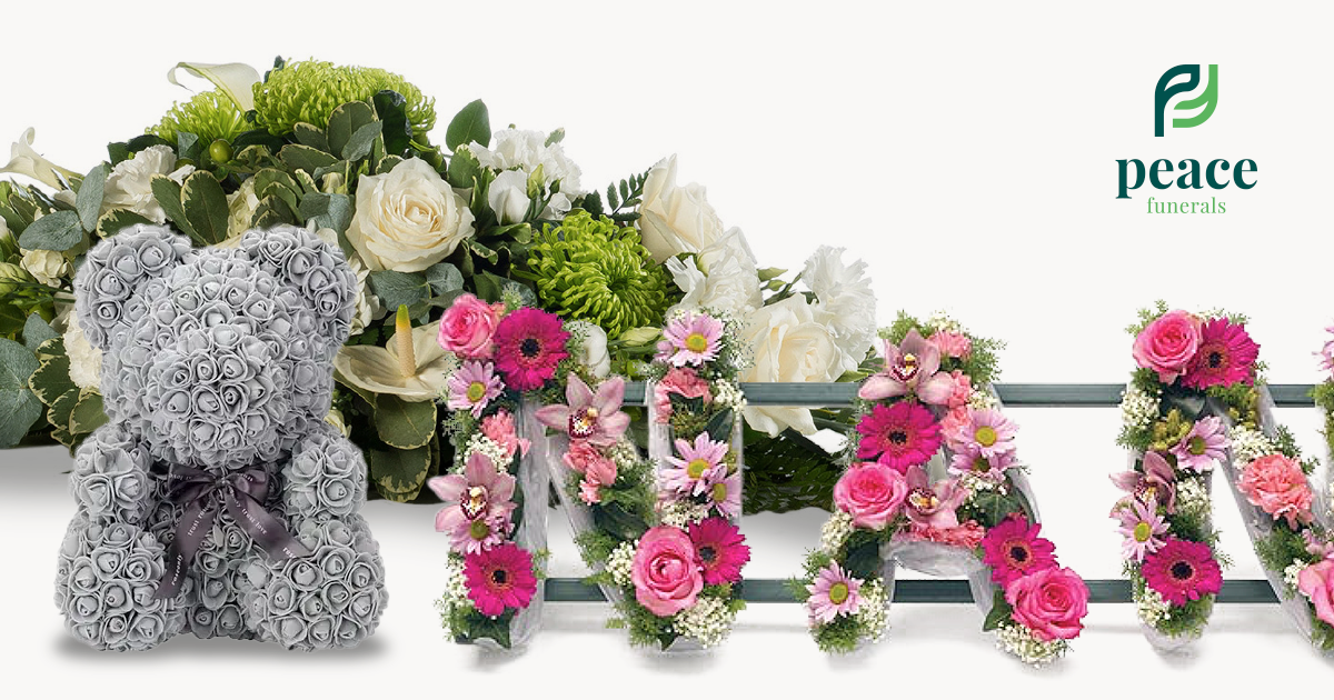 Funeral Flowers For Coffin Hearse Or Venue Peace Funerals 